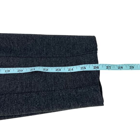 EUC.J. JILL Ponte Slim Leg Stretch Knit Elastic Waist Pull On Gray Pant M Petite - Picture 9 of 9